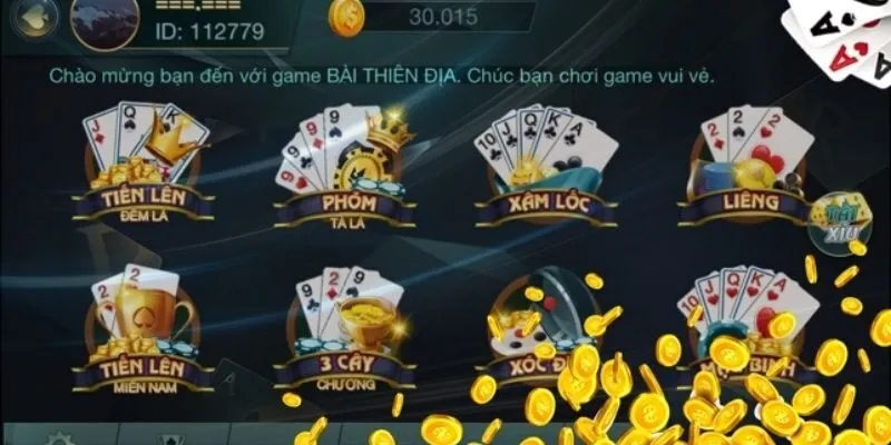 Cách chơi game bài Thiên Địa Choangclub